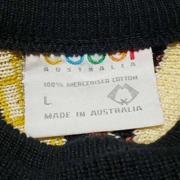Vtg COOGI Authentic Cotton Sweater Biggie - Picture 5 of 5